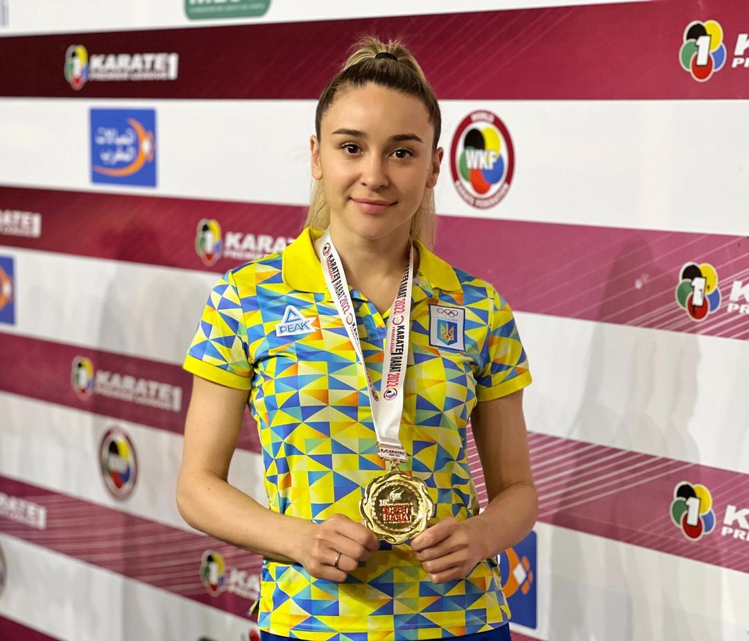 Одесситка Анжелика Терлюга завоевала «золото» на чемпионате Европы по карате