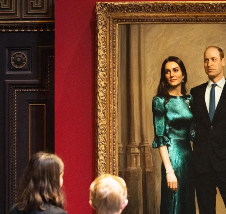 У Великобританії представили перший офіційний портрет герцога та герцогині Кембриджських