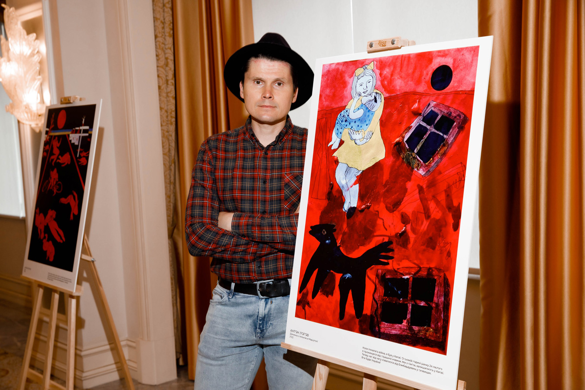 В киевском отеле Fairmont открыли благотворительную выставку украинских художников