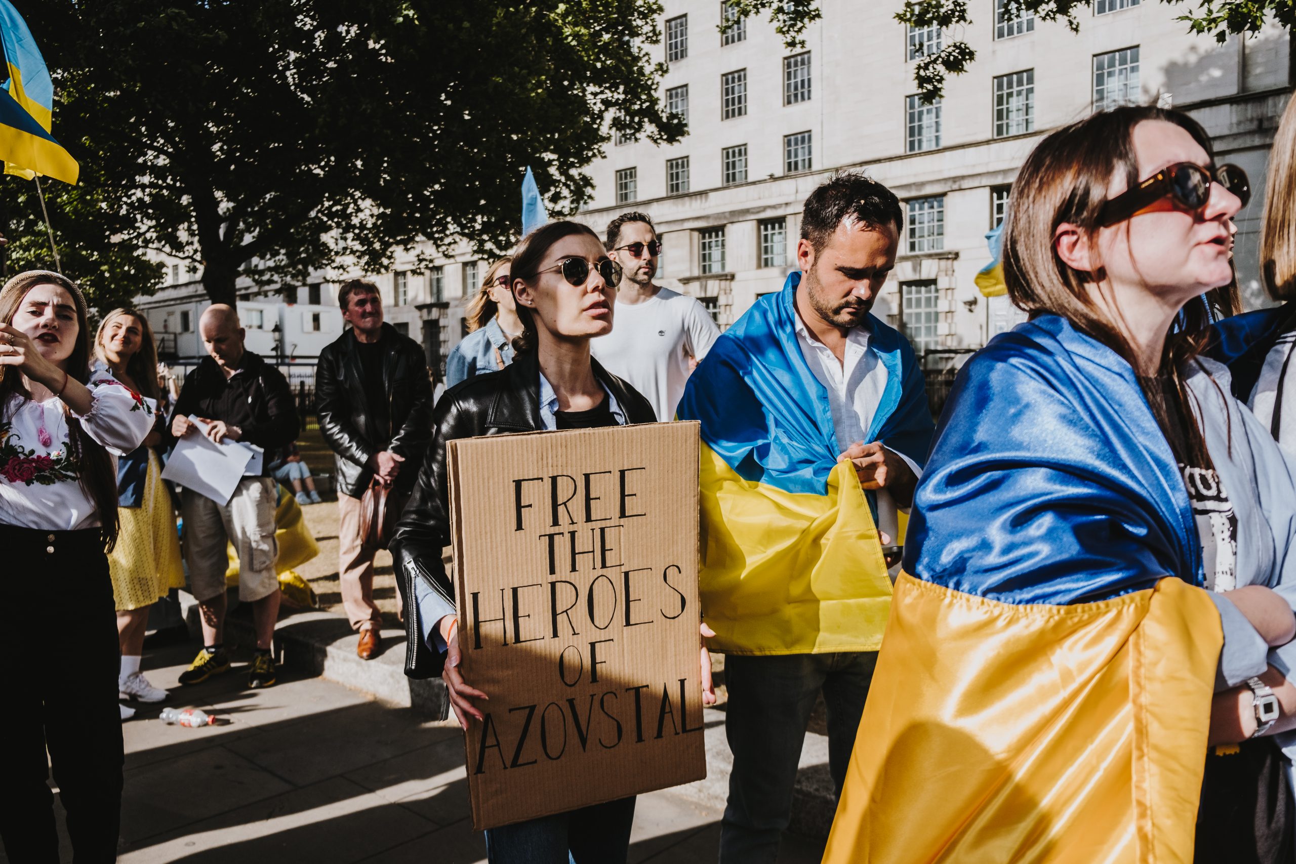 У Лондоні пройшла акція на підтримку героїв «Азовсталі»