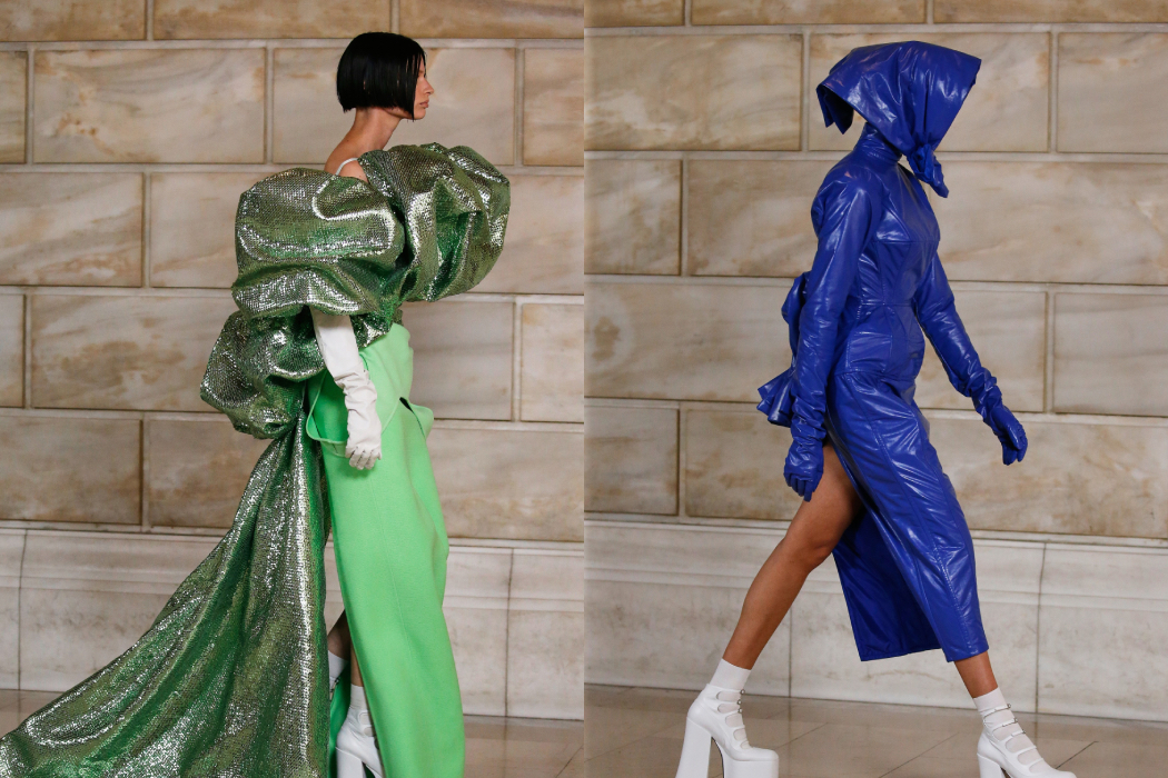 «Инопланетные» платья, огромные джемперы и косынки в коллекции Marc Jacobs