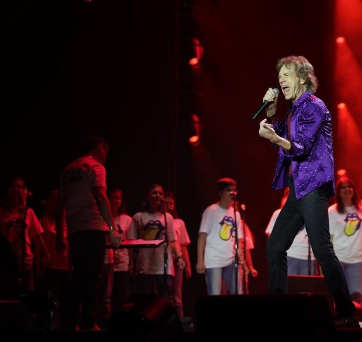 The Rolling Stones спели с украинскими хорами на концерте в Вене