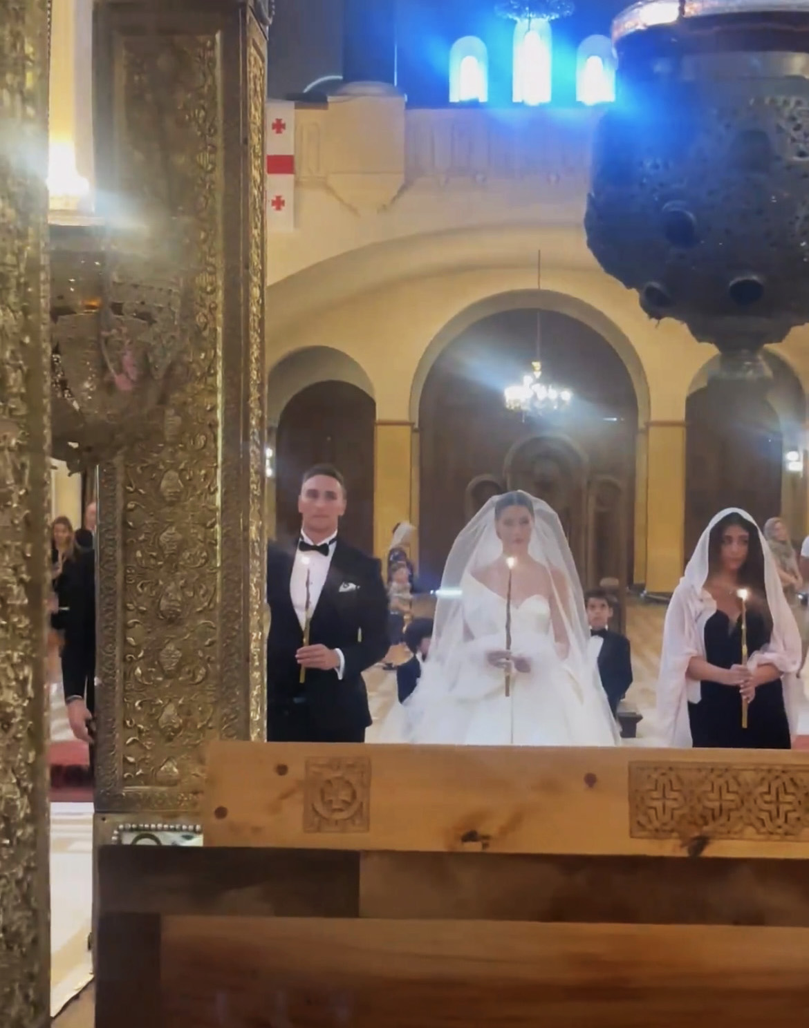 Иракли Макацария женился на Лизе Чичуа: первые кадры c пышной свадьбы