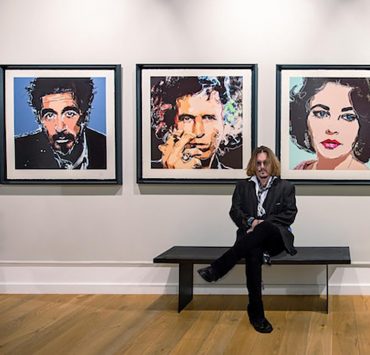 Джонні Депп за кілька годин заробив $3,5 мільйона, продавши свої картини