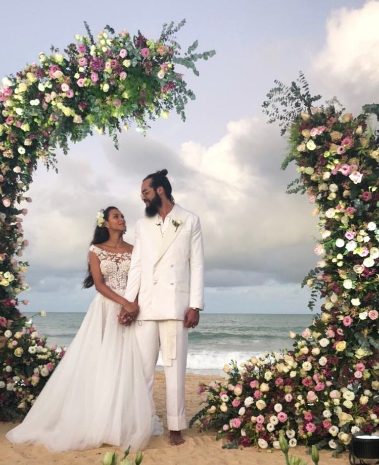 Яркая бразильская свадьба: топ-модель Лаис Рибейро вышла за игрока NBA Джоакима Ноа