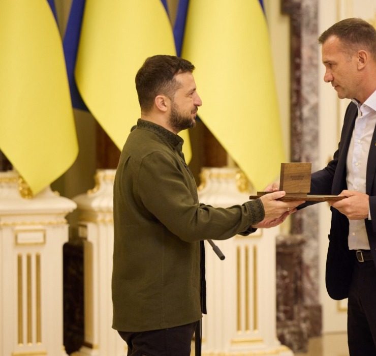 Андрій Шевченко отримав відзнаку «Національна легенда України»