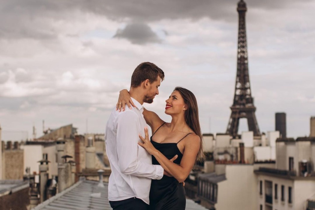 Однажды в Париже: чемпионка Европы Марина Бех показала фотосессию с мужем