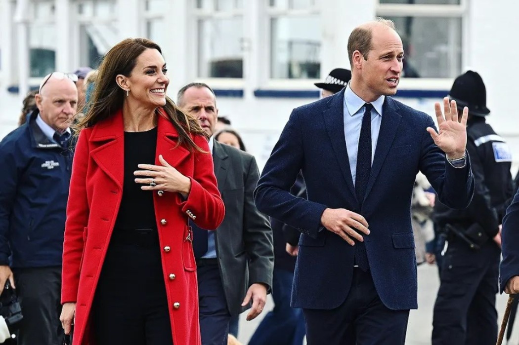 Кейт Миддлтон и принц Уильям впервые посетили Уэльс в новом статусе