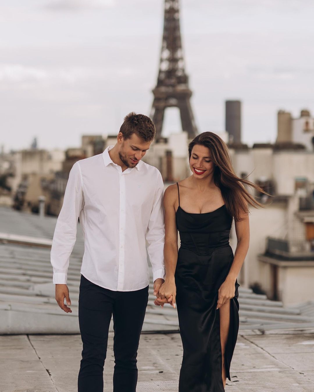 Однажды в Париже: чемпионка Европы Марина Бех показала фотосессию с мужем