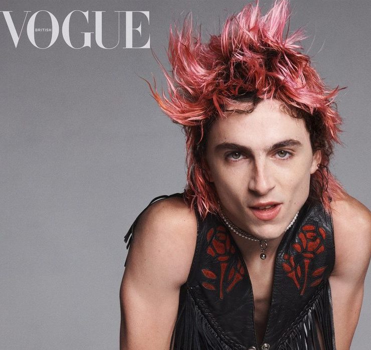 Гра з ґендером: Тімоті Шаламе став першим чоловіком на обкладинці Vogue UK