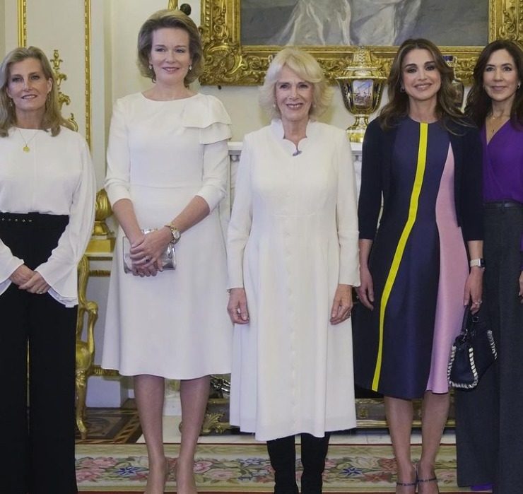 Елена Зеленская встретилась сразу с тремя королевами в Букингемском дворце
