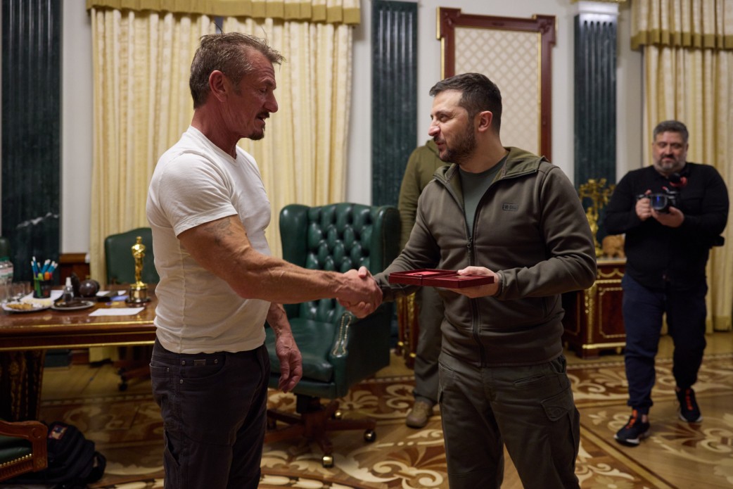 Шон Пенн знову приїхав до України і зустрівся з президентом