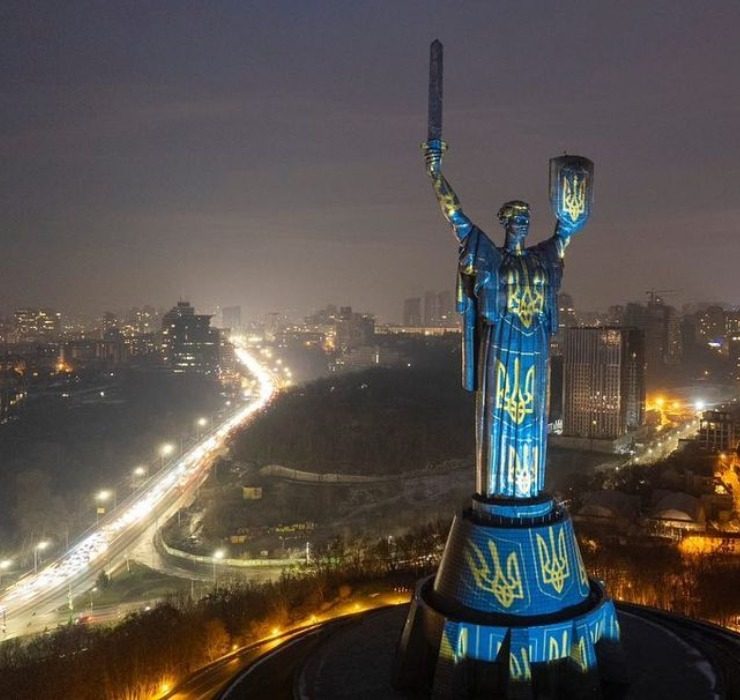 Швейцарский светохудожник Герри Хофштеттер устроил арт-тур по Киеву