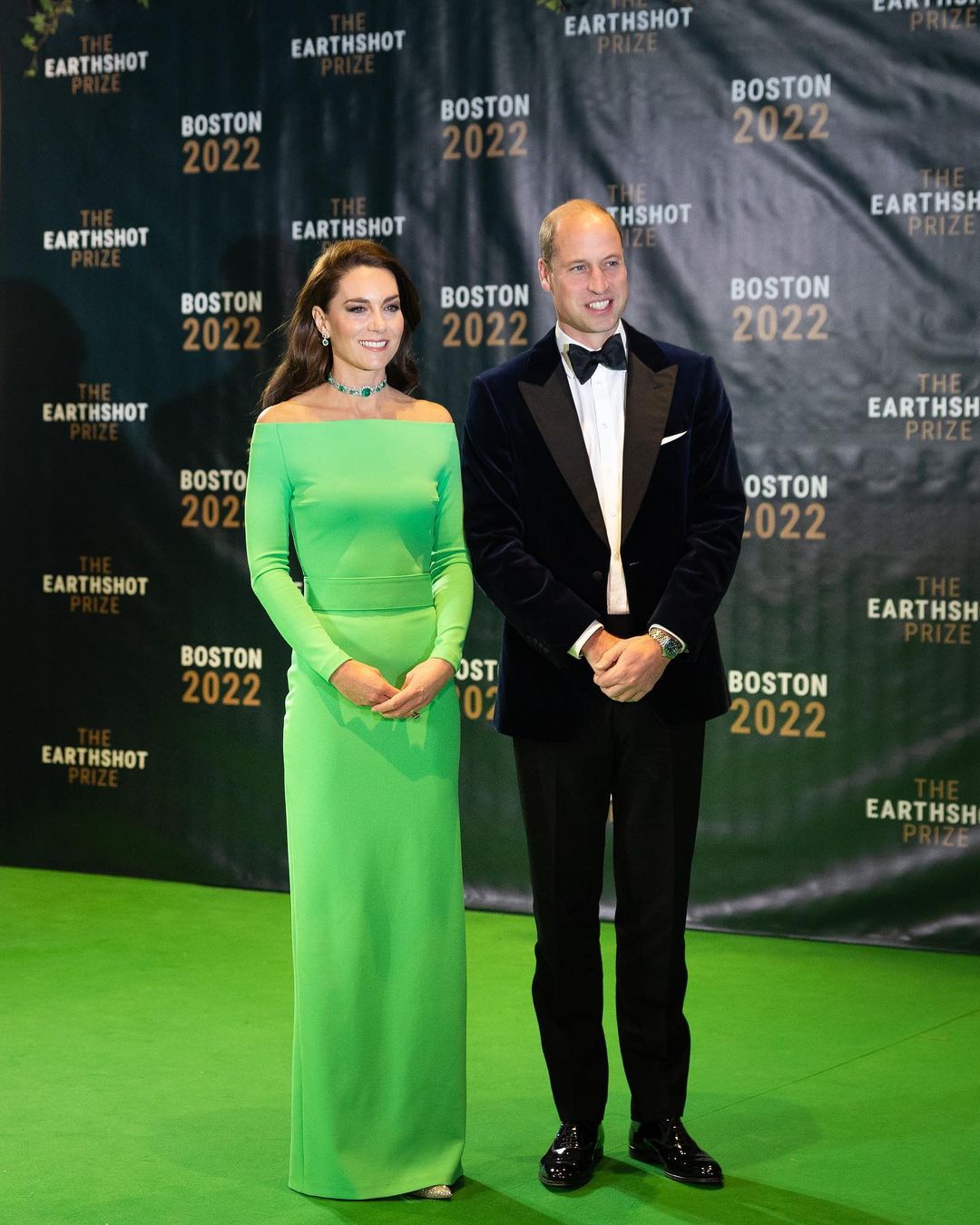 Платье на прокат и украшения леди Ди: Кейт Миддлтон на церемонии Earthshot Prize