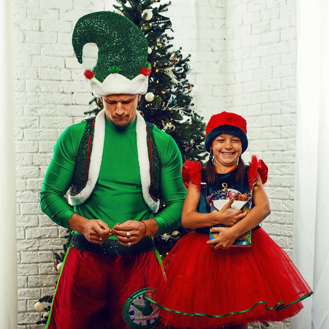 Тарас Цымбалюк и Мария Пацкан показали рождественскую фотосьемку