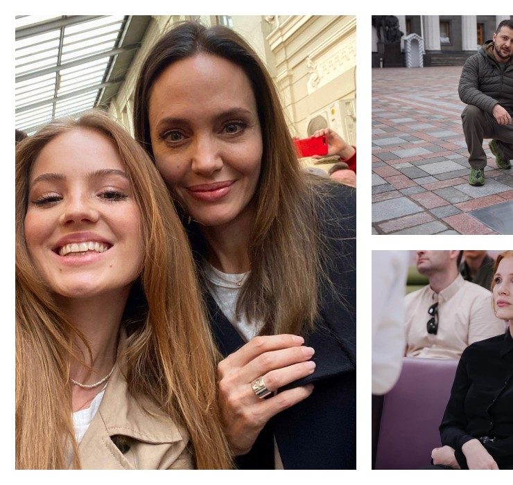 Анджелина Джоли, Бен Стиллер и другие селебрити, побывавшие в Украине во время войны