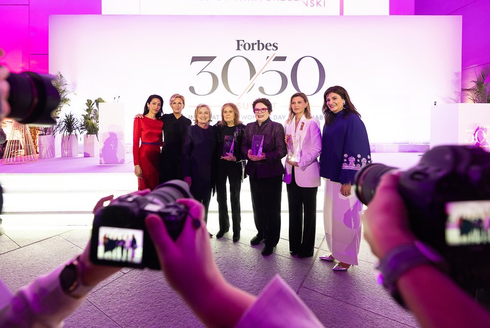 Елена Зеленская получила награду «Факел свободы» в рамках Forbes 30/50
