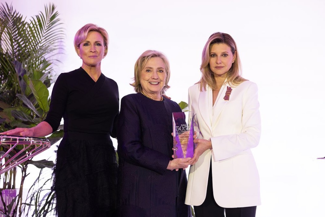 Елена Зеленская получила награду «Факел свободы» в рамках Forbes 30/50