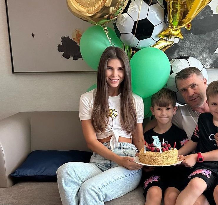 Как Сергей Ребров с женой поздравили сына с 5-летием