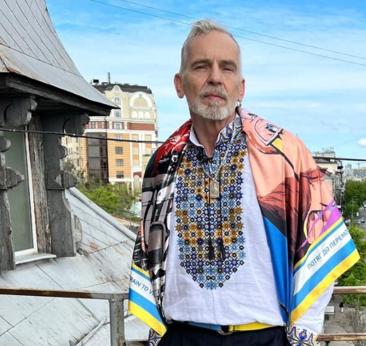 Замечено: берлинский стилист Фрэнк Питер Уайлд прогулялся по центру Киева