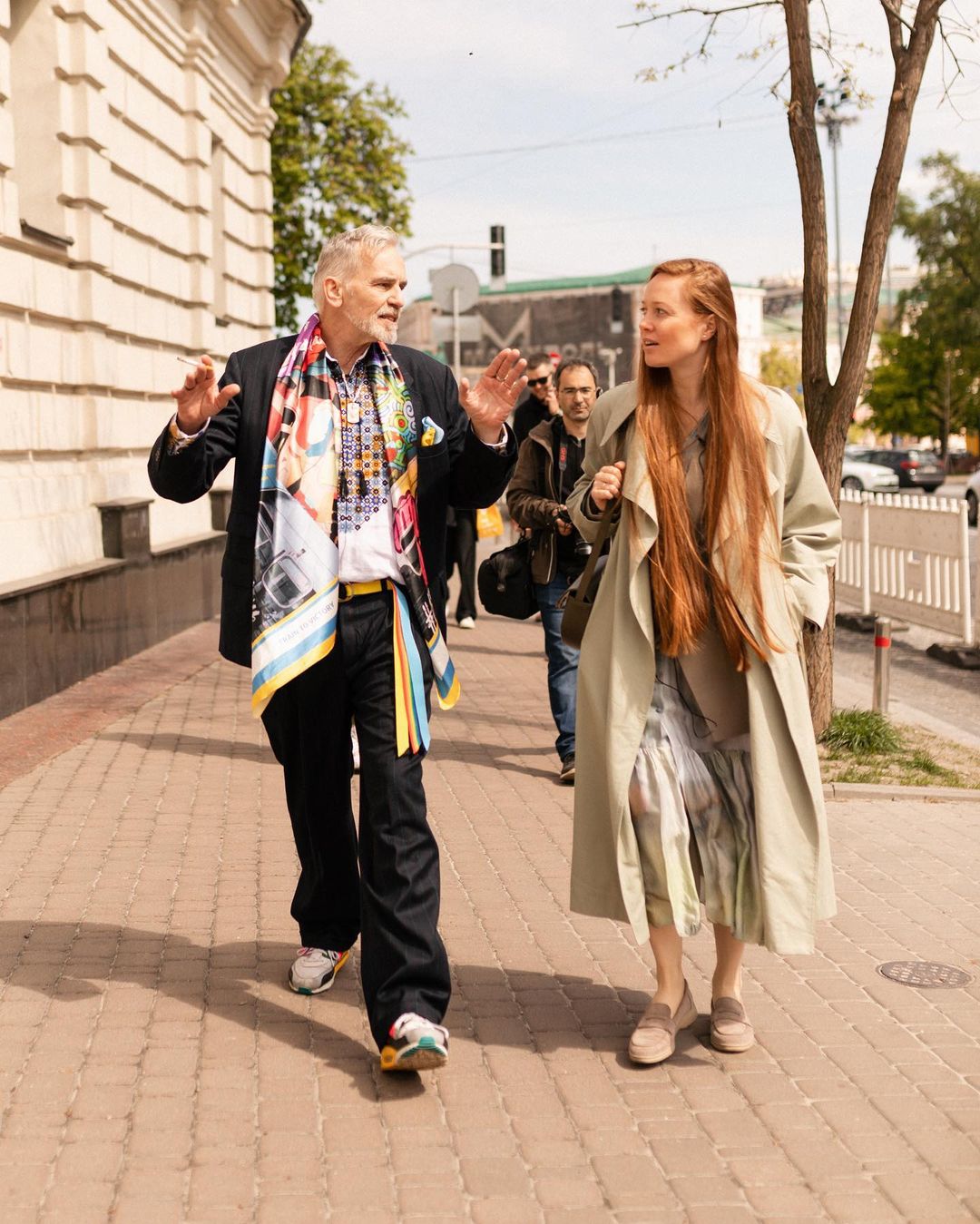 Помічено: берлінський стиліст Френк Пітер Вайлд прогулявся центром Києва