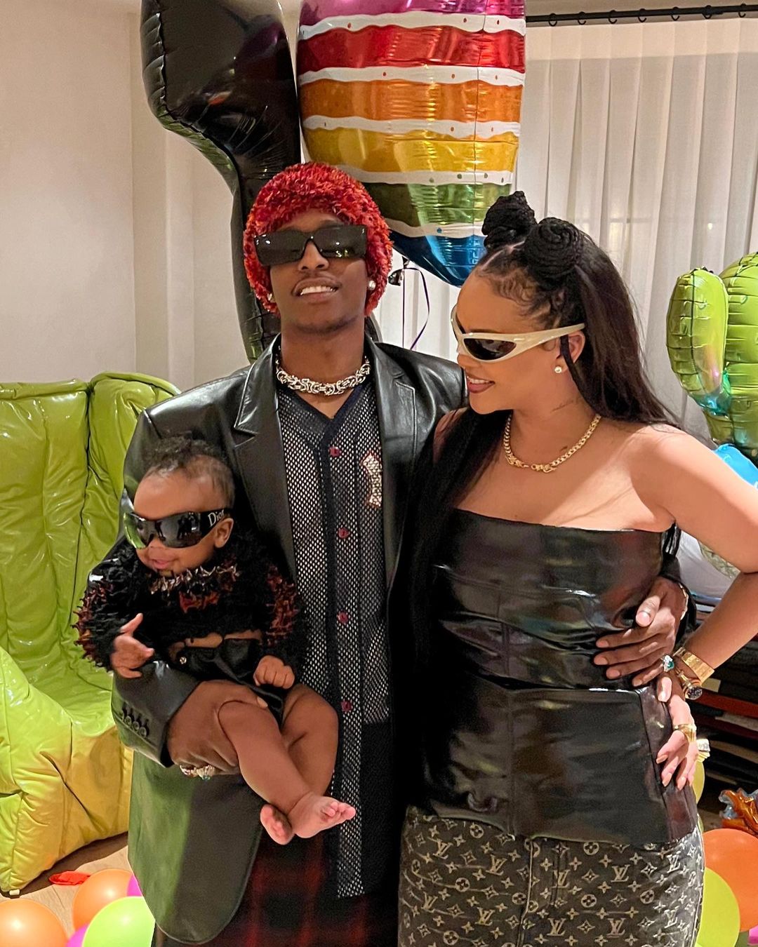 Рианна и A$AP Rocky отпраздновали первый день рождения сына
