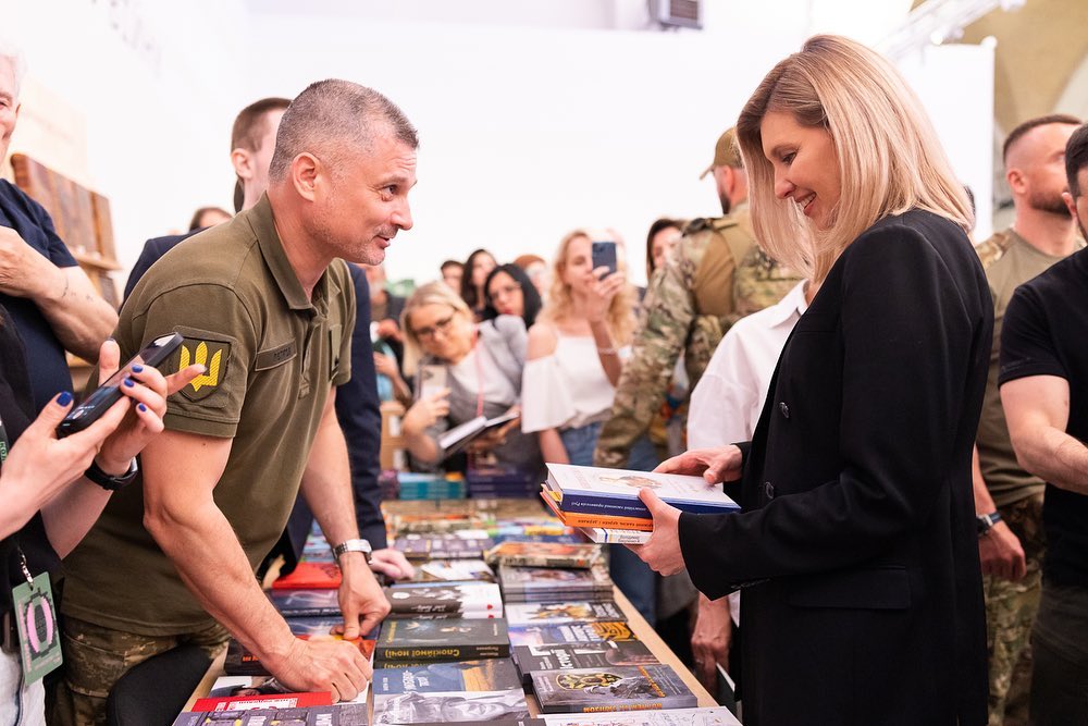 Владимир и Елена Зеленские посетили открытие «Книжного Арсенала»