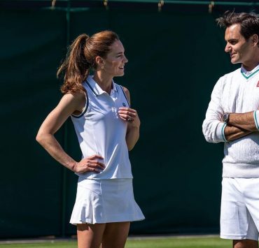 Кейт Міддлтон і Роджер Федерер зіграли в теніс на кортах Вімблдону