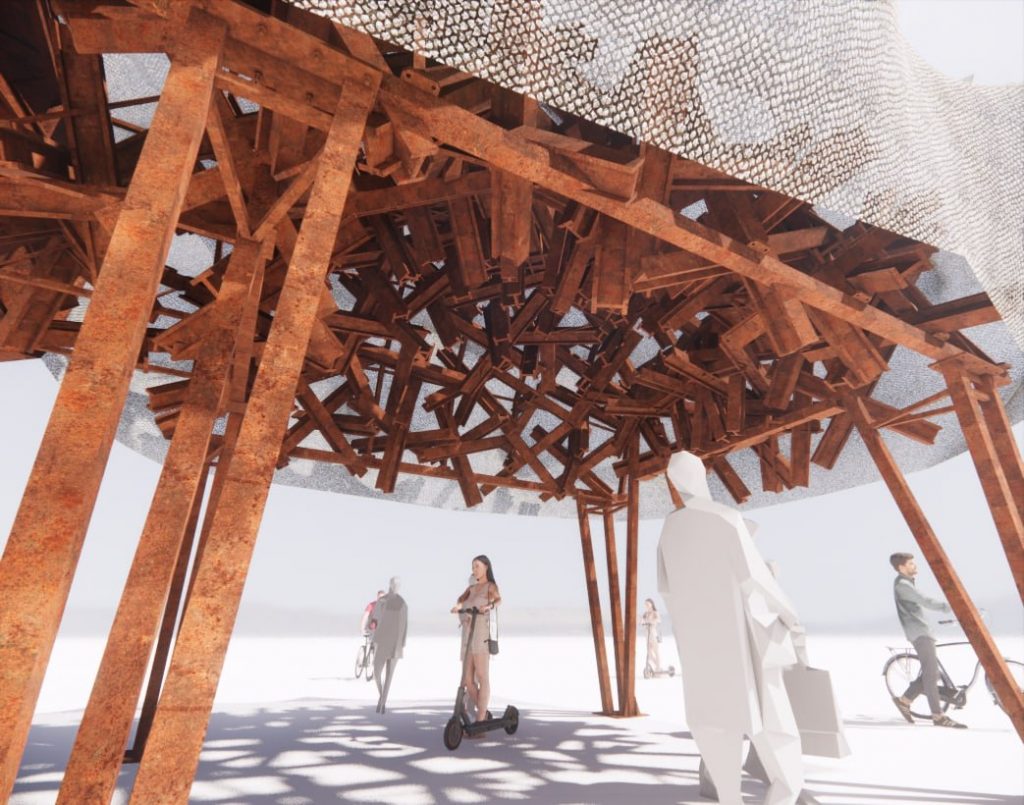 «Храм їжака»: на Burning Man від України привезуть незвичайний меморіал