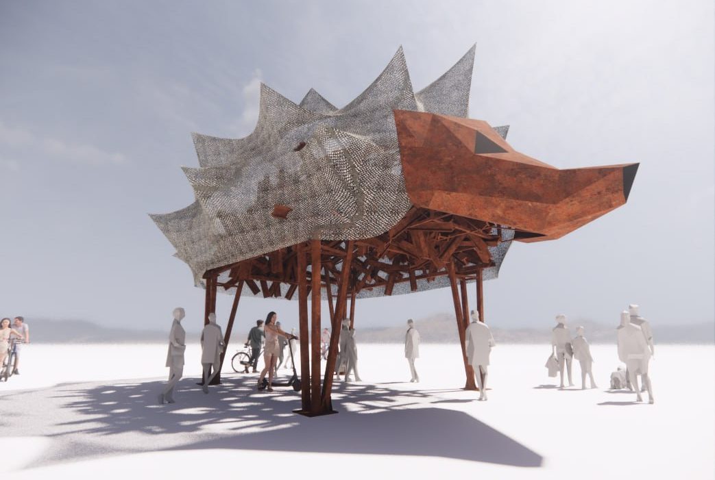 «Храм ежа»: на Burning Man от Украины привезут необычный мемориал
