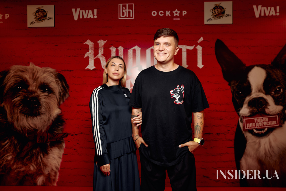 Тарас Цимбалюк і Світлана Готочкіна на прем’єрі комедії «Кудлаті перці»