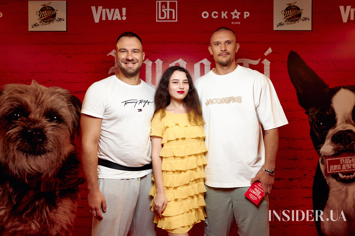 Тарас Цимбалюк і Світлана Готочкіна на прем’єрі комедії «Кудлаті перці»