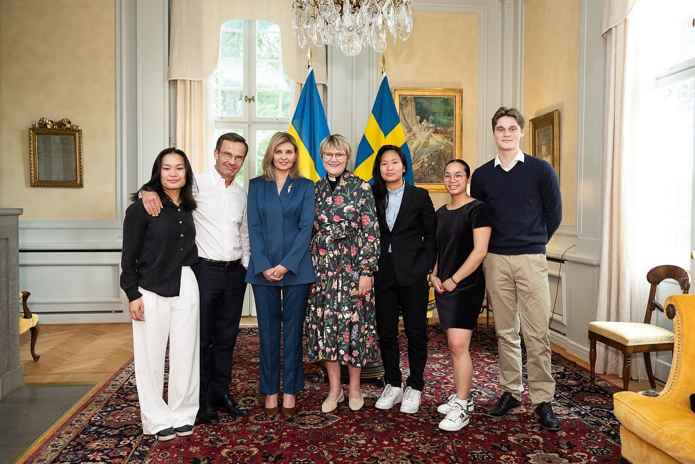 Володимир та Олена Зеленські зустрілися з королем та королевою Швеції