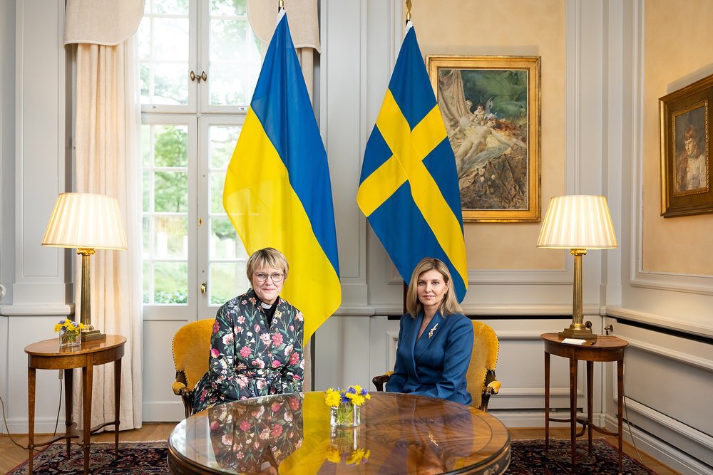 Володимир та Олена Зеленські зустрілися з королем та королевою Швеції