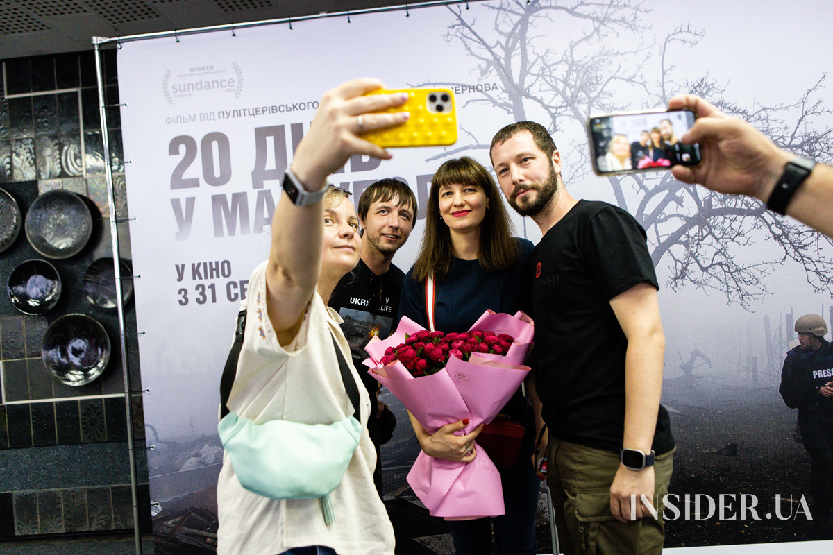 В Киеве прошла премьера фильма Мстислава Чернова «20 дней в Мариуполе»