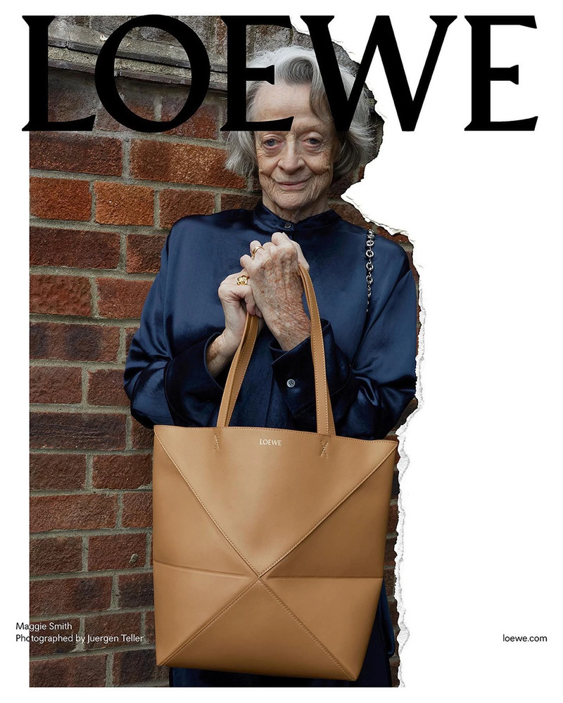 88-летняя Мэгги Смит стала звездой модного кампейна Loewe