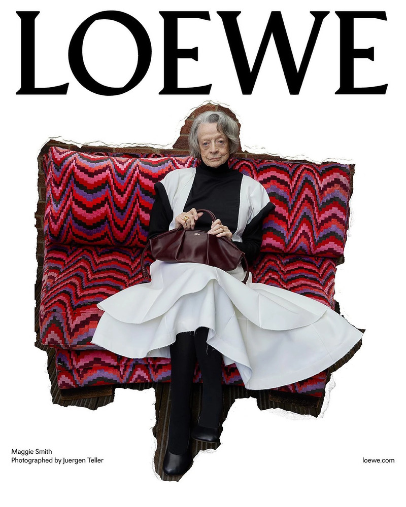 88-летняя Мэгги Смит стала звездой модного кампейна Loewe