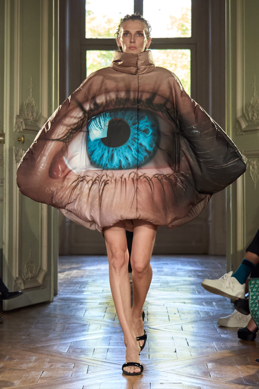 Алина Байкова и другие украинские супермодели в модном шоу Андре Тана в Париже