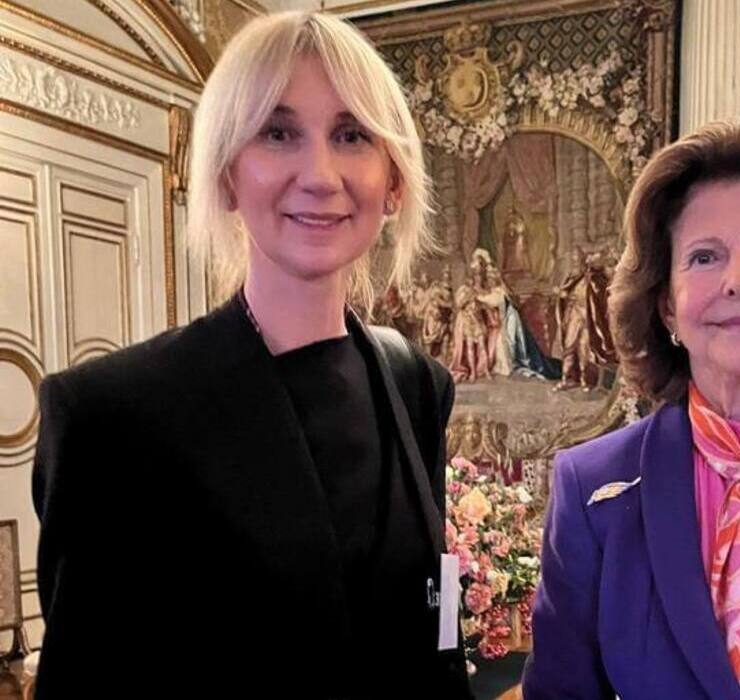 Кадр дня: Ольга Руднєва познайомилася з королевою Швеції