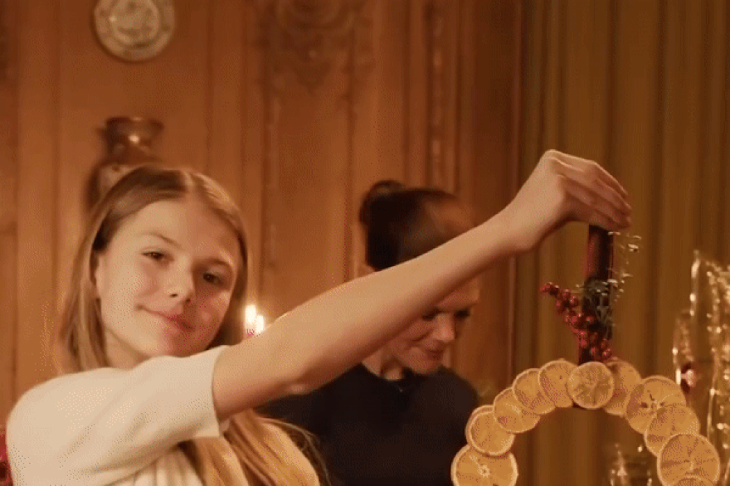 Шведская королевская семья показала свою рождественскую видеооткрытку