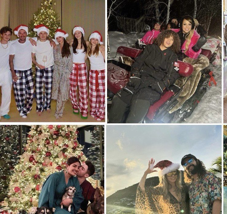 Санчата, піжами та Діснейленд: як святкували Різдво світові зірки