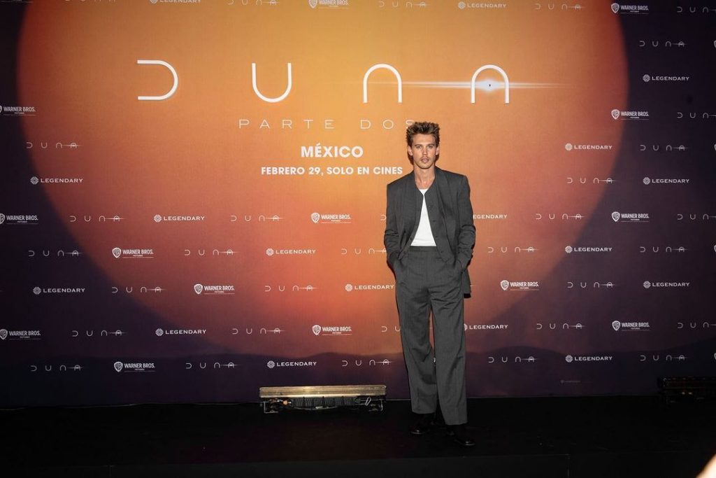 Тимоти Шаламе, Зендая и Флоренс Пью на премьере фильма «Дюна. Часть вторая» в Мексике