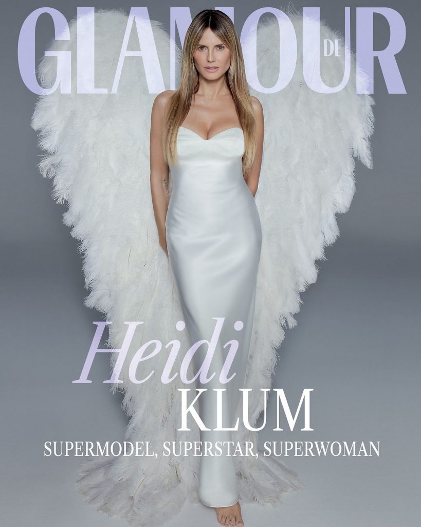 Гайді Клум у вбранні від українських брендів на сторінках Glamour