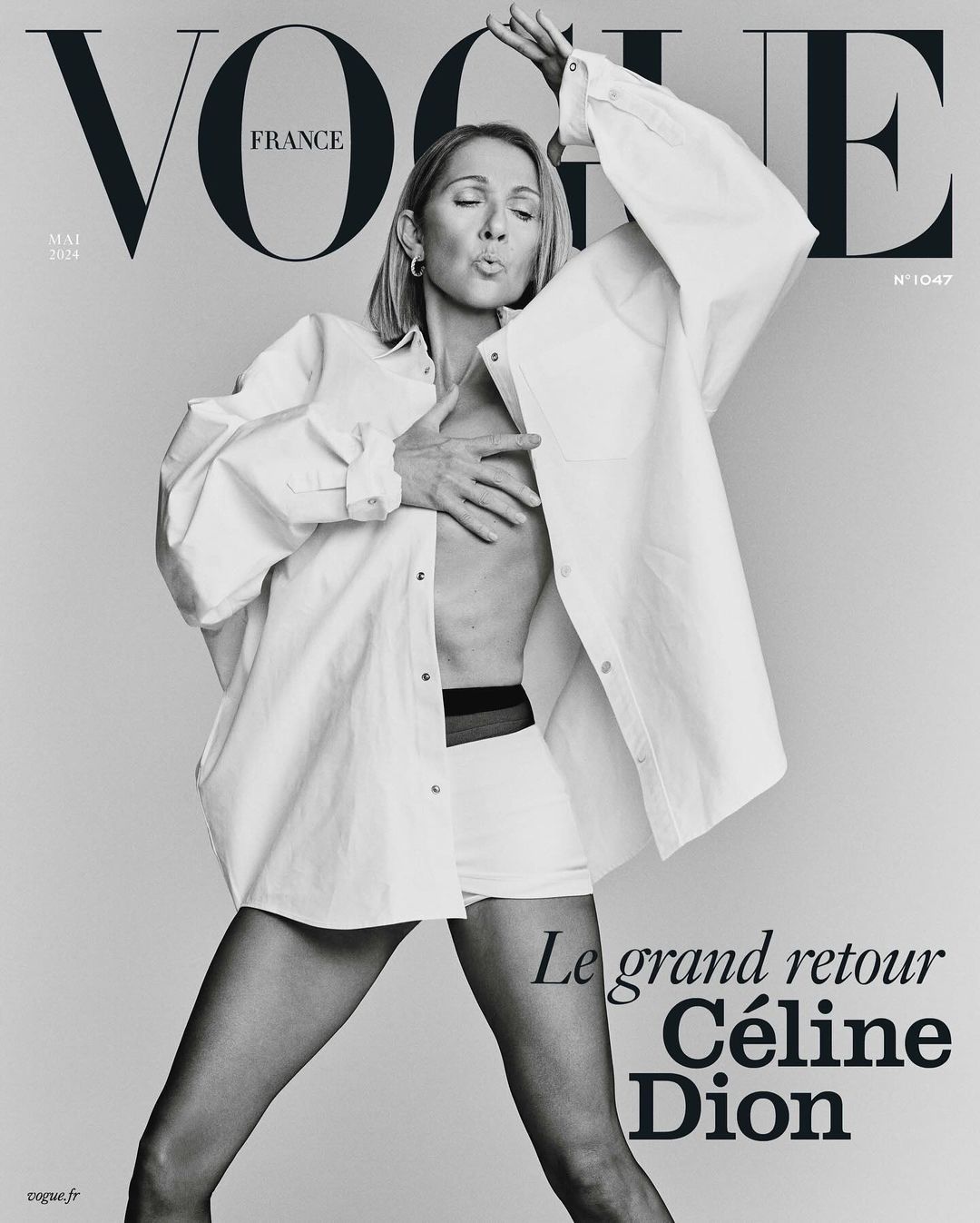 Яркий камбэк: Селин Дион украсила обложку французского Vogue