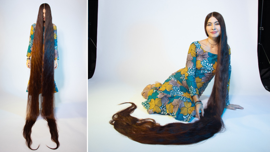Українка потрапила до Книги рекордів Гіннеса – у неї найдовше волосся у світі