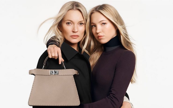 Кейт і Ліла Мосс з'явилися разом у кампейні Fendi