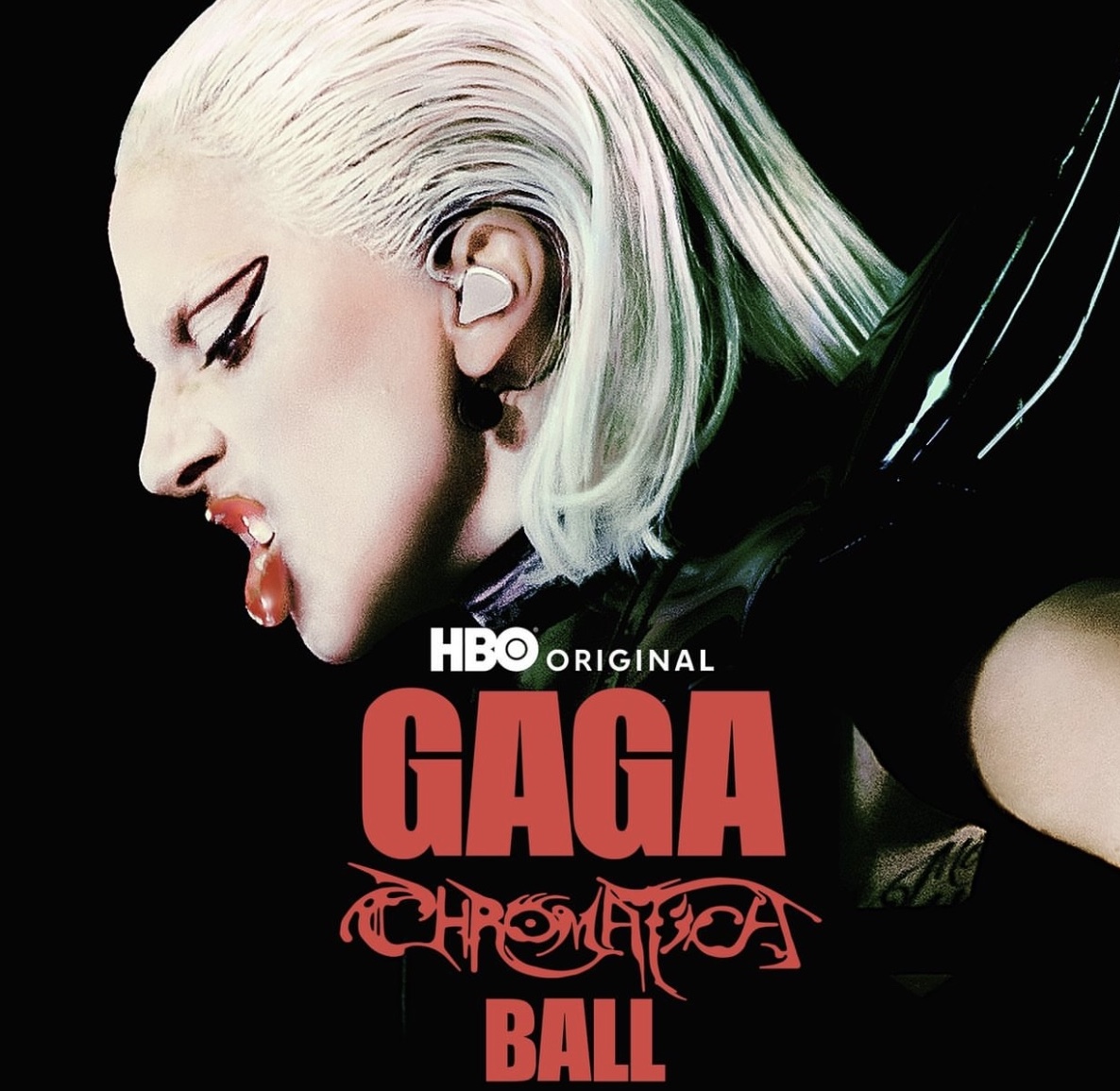 Кибер-красавица Леди Гага презентовала свою документалку в Лос-Анджелесе