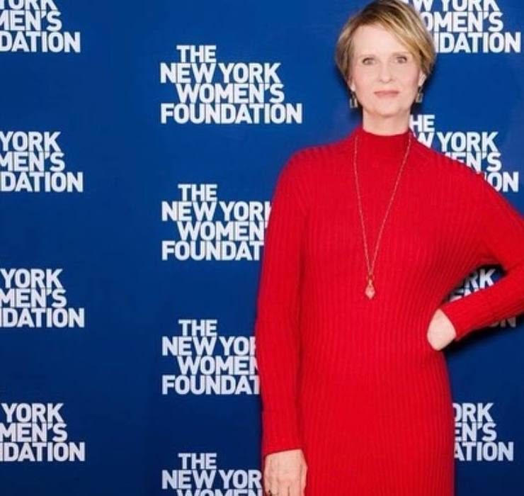 Носители: Синтия Никсон на благотворительном мероприятии в платье Bevza