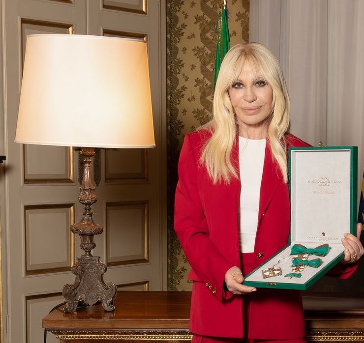 Донателла Версаче отримала орден за заслуги перед Італією