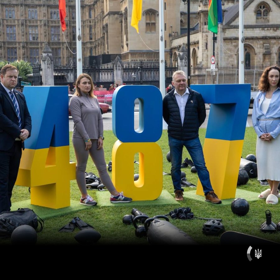 В Лондоне открыли инсталляцию, посвященную погибшим украинским спортсменам